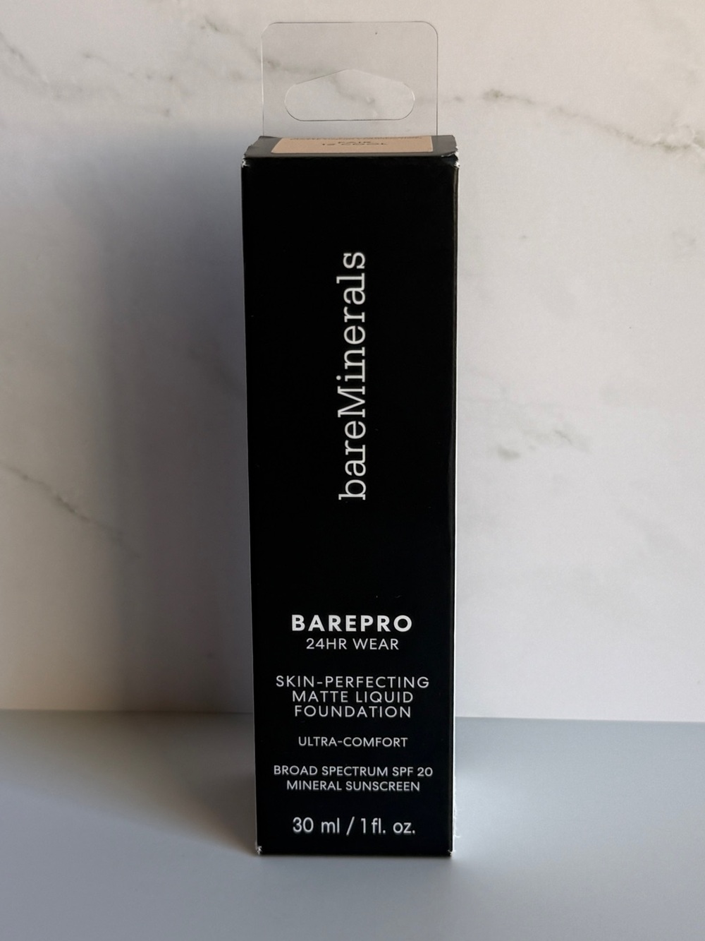 NEW bareMinerals BAREPRO 24HR Matte Liquid Foundation SPF 20 Fair 12 Cool